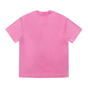 Magliette da Lavoro in Cotone Personalizzate OEM per Uomo, Stampa DTG, Macchina per Stampa T-Shirt, Effetto Vintage Lavato con Acido - Product Image 4