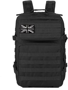 Zaino tattico con gancio e <span class=keywords><strong>LOOP</strong></span> in poliestere multicolore personalizzato camouflage outdoor mountain range 45L 900D - Product Image 2