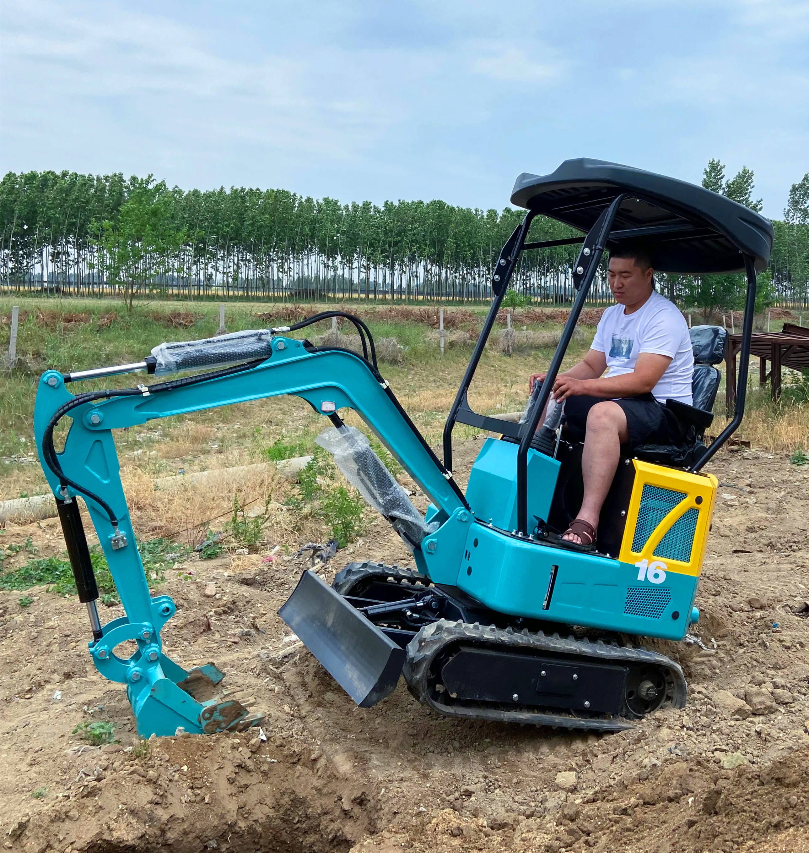 ミニ掘削機 青と黒 1/50 専用 掘削機(ミニショベル)｜レンタル｜