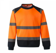 Types de styles sweat-shirt à manches longues vêtements réfléchissants chauds avec polaire simple face personnalisable de niveau D pour le temps froid - Product Image 4