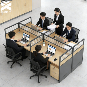 Escritorio de Oficina Compacto con Diseño Modular y Divisiones para Oficina, Ideal para Pequeñas Escuelas y Hospitales - Product Image 1