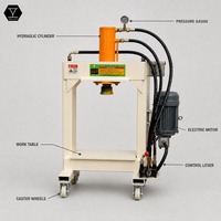 Presse hydraulique électrique pour roulements, bagues et arbres d'engrenage – Idéale pour atelier et garage