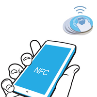 Étiquette RFID personnalisée, en époxy, étanche, NFC, pièces/lot