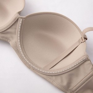 บราไร้รอยต่อคุณภาพสูง เซ็กซี่แบบครึ่งคัพ บราดันทรง บราไร้สายสำหรับผู้หญิงไซส์ใหญ่ - Product Image 4