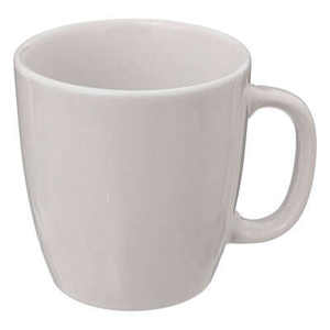 COLORAMA LINE Tasse en terre cuite avec anse 18 cl blanche - Product Image 1