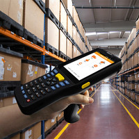SEUIC AUTOID Q7-(Grip) PDA Scanner de stock de véhicules à distance de 15 m, lecteur de codes-barres laser, ordinateur portable Android PDA
