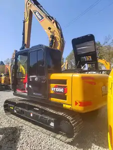 Excavadora de segunda mano Sany135C buen estado SANY 75c 95c 135c 155c 215c máquina excavadora a la venta