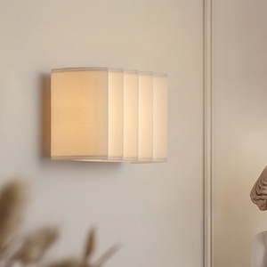 Lampe murale avec abat-jour en acrylique, Source de lumière LED, Base d'ampoule E27, contrôle par interrupteur, pour couloir, chevet, Design minimaliste japonais - Product Image 2