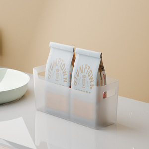<b>Kitchen</b> Cabinet Inner <b>Storage</b> <b>Box</b> Rectangle Wall Mounted Plastic Food Container Stackable Bathroom Toilet Rack - Product Image 4