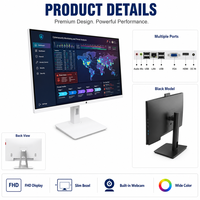 All-in-One Desktop Computer Adjustable Height Stand Intel Core I7-2630QM Windows 10 Full HD 1920x1080 SSD+HDD Storage Keyboard