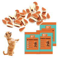 Friandises pour chiens sans gluten en gros : Tranches de poulet à mâcher avec recette de viande pure pour chiens de petite et moyenne taille