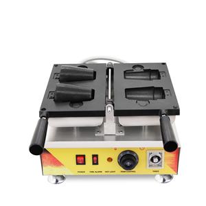 Macchina per Waffle a Forma di Tazza di Caffè Commerciale 1560W 50-300 ℃   Macchina per Waffle Compatta con Controllo della Temperatura e Timer per Snack - Product Image 6