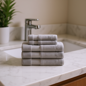 Ensemble de serviettes de bain Db, 6 pièces, en coton jacquard, séchage rapide, doux et absorbant, pour usage domestique - Product Image 2