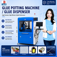 Machine de distribution de colle silicone haute précision à contrôle informatique CCD