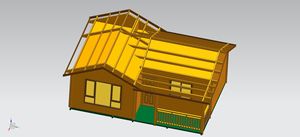 Salle de stockage extérieure britannique préfabriquée petite maison d'hôtes modulaire petite maison en bois préfabriquée familiale <span class=keywords><strong>sur</strong></span> roues - Product Image 5