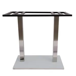 Table Base Bar Restaurant Industrial Coffee Wrought Coffee Dining Tulip Cast Iron Metal Dining Stainless Steel Table Base