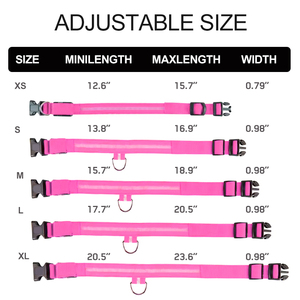 Hersteller Custom Fashion <span class=keywords><strong>TPU</strong></span> Material Elektronisches Leuchten Hunde halsband Nachts icherheit Wiederauf lad bares leuchtendes LED-Haustier halsband - Product Image 5