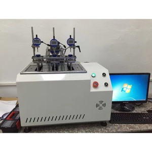 ISO 306 <span class=keywords><strong>Vicat</strong></span> ısı bozulma sıcaklık test cihazı ASTM D648 termoplastik Vika yumuşatma sıcaklık test makinesi - Product Image 4