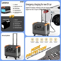Station d'alimentation portable OEM/ODM à alimentation solaire LiFePO4 avec affichage LED, charge rapide, pour urgences extérieures – Approvisionnement direct usine