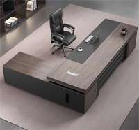 Tavolo da ufficio di lusso e sedie design Executive ufficio scrivania set Manager mobili da ufficio mobili commerciali scrivania da lavoro