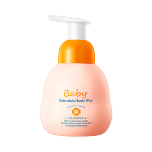 Shampooing hydratant doux à l'acide aminé et au calendula pour enfants, vente en gros de shampooing et gel douche pour bébés - Product Image 5