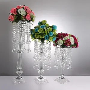 Crystal flower implement wedding table decoration centerpieces
