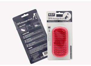 Cepillo para Pelo de Perro Ecológico con Cerdas Suaves de TPR, Herramienta Sostenible para el Cuidado de Mascotas, para Bañar y Masajear - Product Image 6