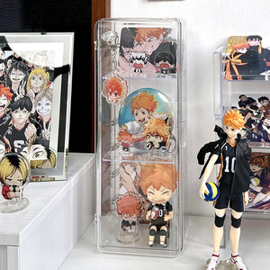 Vitrine Murale Mini en Acrylique Transparent pour Figurines Blind Box et Badges, avec Supports Magnétiques - Product Image 3