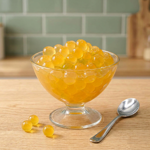Passion Fruit Popping <b>Boba</b> Sweet Tart 3.4kg Bursting Juice Pearls Topping for Smoothies Frozen Yogurt and Dessert Shop Supplies - Product Image 1