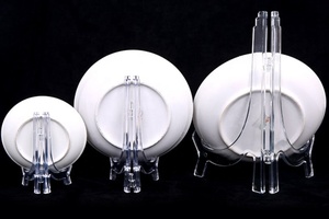 Table Top <strong>Display</strong> <strong>Racks</strong> Holder Stand <strong>Folding</strong> Photo Frame Plastic Easels Clear Transparent Acrylic Plate Easel - Product Image 6