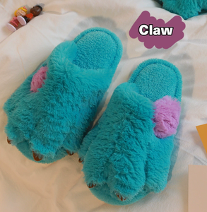 Nieuw Product Hot Selling Product Schattige <span class=keywords><strong>Slippers</strong></span> Pluche <span class=keywords><strong>Slippers</strong></span> Warm Houden Schattige Klauw Schattige Monster Pluche Slipper - Product Image 4