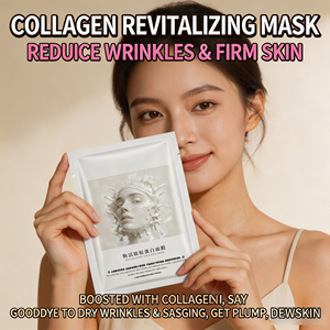 Masque facial en cristal raffermissant au collagène, anti-âge, texture aqueuse hydratante, éclaircissant et translucide, soin de la peau du visage lissant - Product Image 6