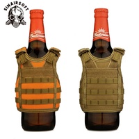 Nouveau gilet tactique pour bière JPC Mini Molle, porte-boissons, refroidisseur de boissons, réglable pour les canettes ou les bouteilles de 12 oz ou 16 oz