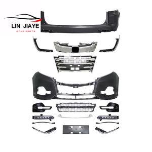 Piezas de automóviles para 2015-2018 Honda <span class=keywords><strong>Odyssey</strong></span> Upgrade a 2020 <span class=keywords><strong>Odyssey</strong></span> Kits de carrocería Parachoques delantero Parrilla de parachoques trasero con LED - Product Image 1