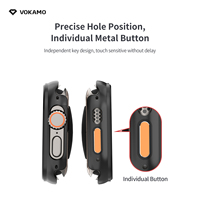 Funda Magnética de Metal Negro para Apple Watch Series, Protector de Pantalla a Prueba de Golpes para iWatch