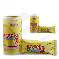 Sac de popsicle transparent imprimé personnalisé, emballage de glace glacée