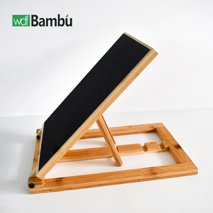 WDF Écologique Pet Nail Scratcher Paw File Alternative Pet Toy Bamboo Dog Scratch Pad For Nails - Product Image 1