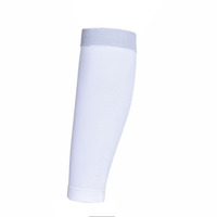 Manchon de compression sportif personnalisé pour mollets d'adulte, protection tibia, anti-irritation, respirant, avec base à ressort et bordure lumineuse