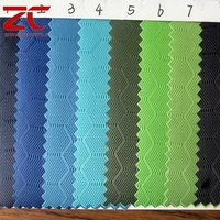 Tissu Oxford Jacquard en Polyester Enduit PVC, Grande Maille de Football, 348 g/m², 150 cm, pour Sacs et Bagages, Vente en Gros