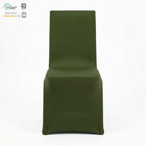 Funda de Silla de Spandex Negra Moderna de Instalación Rápida, Ajustable, Elástica, Ecológica, Lavable a Máquina, para Hostelería - Product Image 1