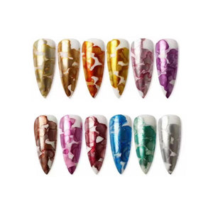 BeiEn 15ml Bulk Gel UV Nail Art Kit di Design personalizzabile in marmo metallizzato classico pigmento oro cromato che fiorisce forte fioritura - Product Image 3