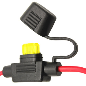 Boîte à fusibles étanche pour voiture, 12V 20A, insert de fusible de batterie, fil rouge, 5 connecteurs automobiles - Product Image 3