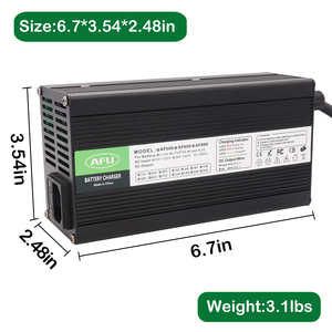 Chargeur de batterie au lithium 84V 8A à expédition rapide pour batterie au lithium 20S 74V, chargeur de batterie 72V - Product Image 2
