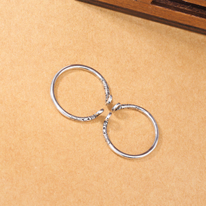 Bagues de couple en plaqué argent vintage Bagues ouvertes Westward Journey pour hommes et femmes - Product Image 4