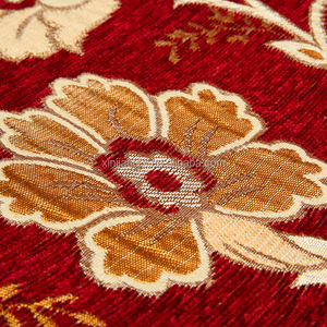 Tessuto per Divani in Ciniglia Jacquard Floreale in Poliestere, Ignifugo e Antibatterico, Vendita Calda - Product Image 3