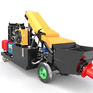 مضخة خرسانة ديزل صغيرة مسافة نقل عمودي 15 متر، حالة جديدة للإنشاءات - Product Image 6