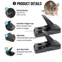 Support de souris en plastique haute sensibilité de grande taille, support de souris en plastique pour la maison