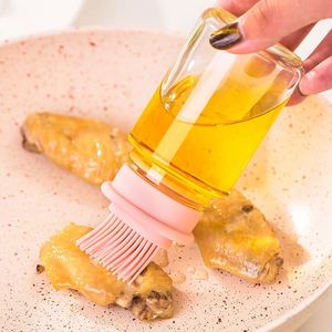 Ensemble brosse et flacon d'huile en silicone résistant aux hautes températures pour la cuisine et le barbecue - Product Image 2