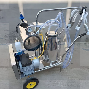 Máquina de ordeño portátil de un solo tubo tipo pistón para ganado vacuno y ovino - Product Image 4