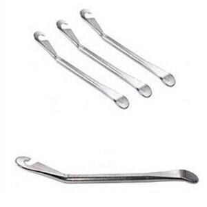 2Pcs Lever Tool Tool Cucchiaio in acciaio al carbonio Leva ruota cucchiaio kit di strumenti di riparazione per moto Bike Tire Changing